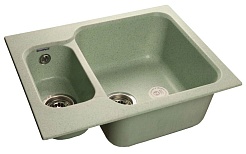 Granfest Мойка кухонная Standart GF-S615K Салатовый – фотография-1